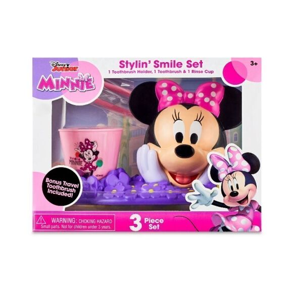 Disney Junior Minnie Stylin' Smile Cup & Toothbrush 3-Piece Set - Picture 5 of 6